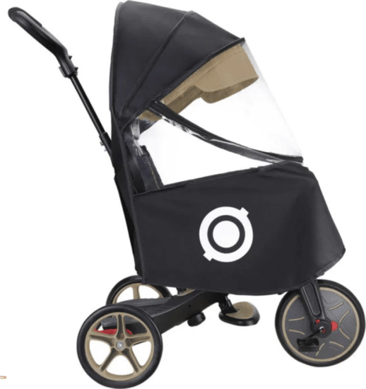 Globber 536-004-2 Explorer Trike Esernyővédő ponyva - Fekete/Átlátszó