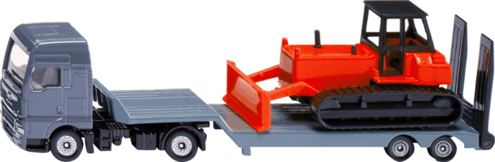 Siku Super Man Autószállító kamion hókotróval - Szürke