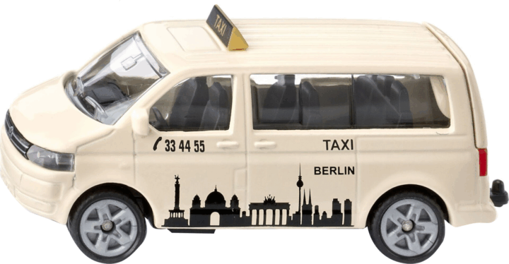 Siku Blister VW T5 Nagyterű Berlini Taxi - Fehér
