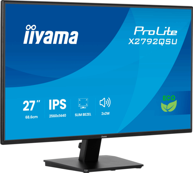iiyama 27" X2792QSU-B1 ProLite 16:9 QHD IPS LED Monitor - Fekete