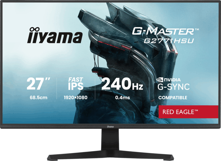 iiyama 27" G2771HSU-B1 G-Master 16:9 FullHD Fast IPS LED Gaming Monitor - Fekete