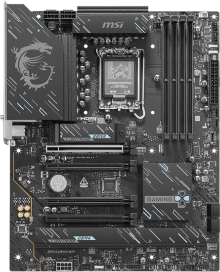 MSI Z890 GAMING WIFI DDR5 Intel LGA1851 ATX Alaplap