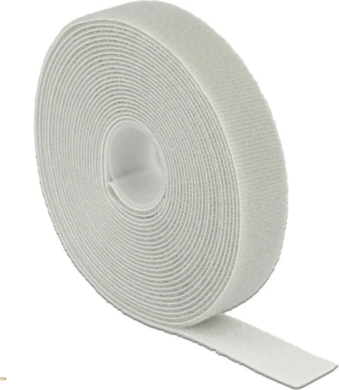 Delock 18280 Tépőzáras kábel kötegelő / kábelrendező 5m - Szürke