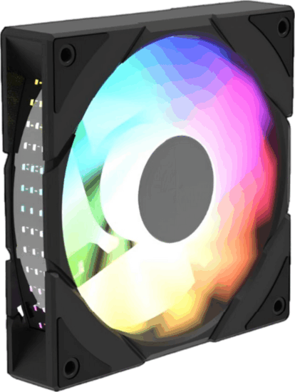 DeepCool R-EDF120-BKAPR86-G-1 CG580 120mm PWM ARGB rendszerhűtő ventilátor - Fekete DeepCool R-EDF120-BKAPR86-G-1 CG580 120mm PWM ARGB rendszerhűtő ventilátor - Fekete