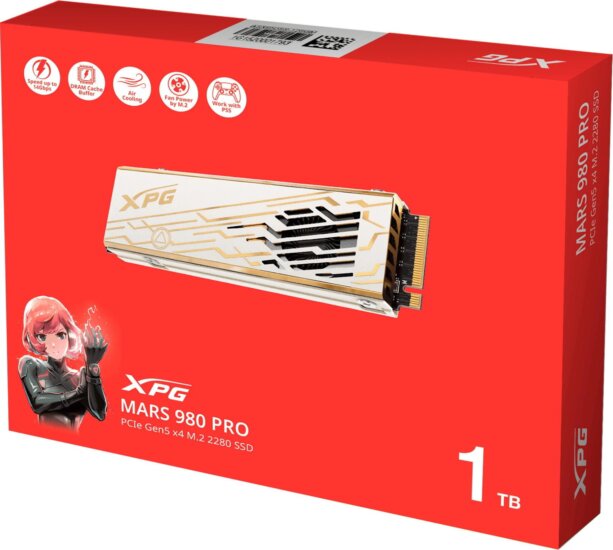 ADATA XPG MARS 980 PRO 1TB PCIe 5.0 NVMe M.2 SSD
