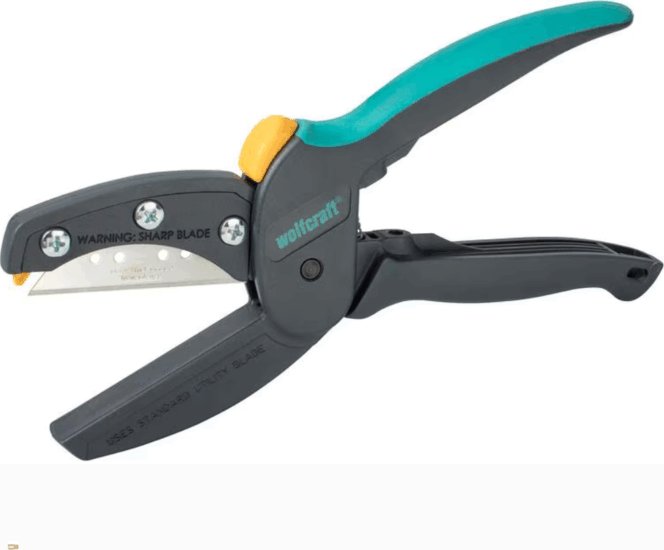 Wolfcraft 4197000 Univerzális Rozsdamentes acél olló - Fekete