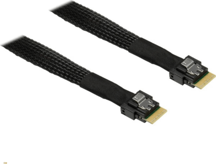 Inter-Tech MiniSAS SFF 8654-4i - SFF 8654-4i kábel 0,7m