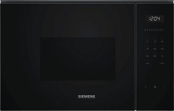 Siemens BF525LMB1 beépíthető Mikrohullámú sütő 20L 800W - Fekete