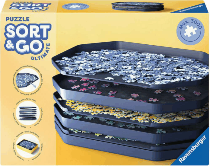 Ravensburger Sort & Go Ultimate 6 részes puzzle tároló