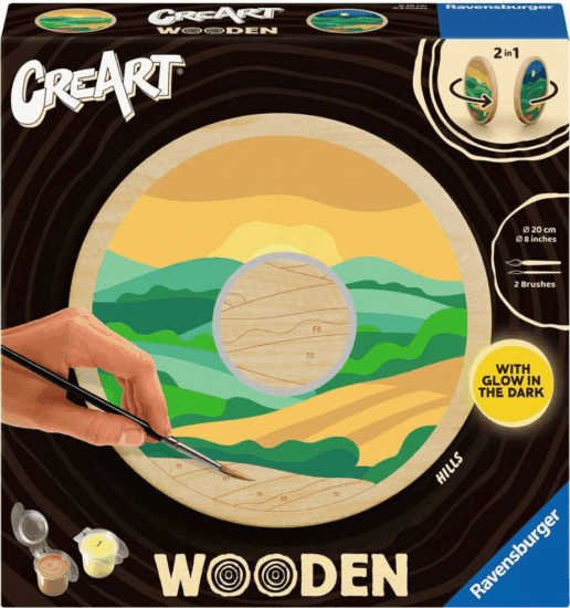 Ravensburger CreArt Wooden Festés számok szerint fára - Dombok
