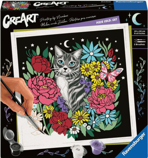 Ravensburger 25855 CreArt Pixie Cold Festés számok szerint - Macska