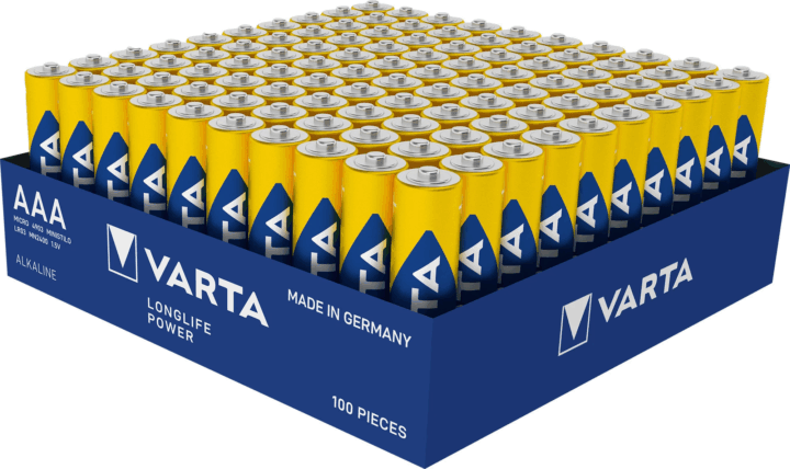 Varta LR03 Tray Alkaline AAA Microelem (100db /csomag)