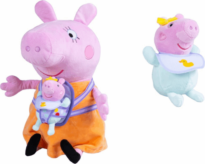 Simba Peppa malac - Mama malac Evie-vel plüssfigura 33cm