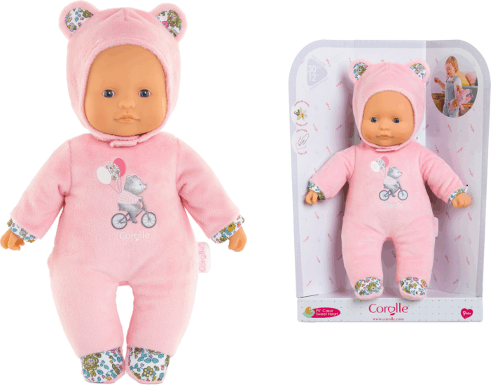 Corelle Mon Doudou Sweetheart Rózsaszín medve baba 30 cm