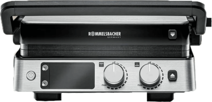Rommelsbacher KG 2025 Elektromos Kontaktgrill 2000 Watt - Fekete
