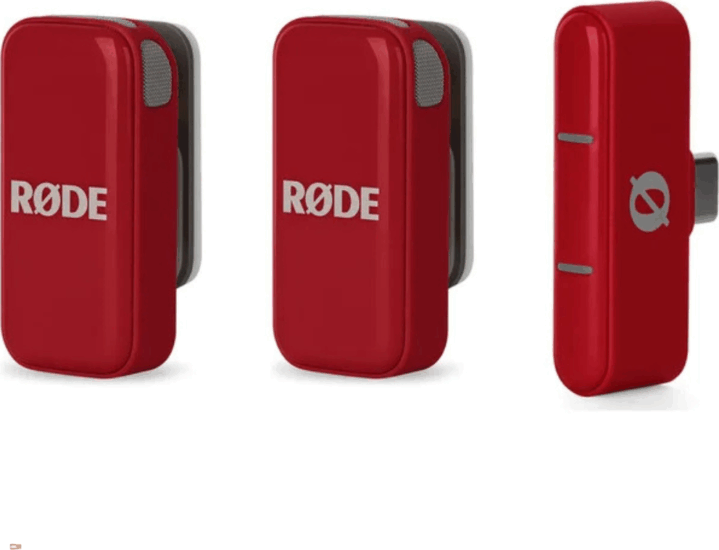 Rode Kétcsatornás csiptetős Wireless USB-C mikrofon szett - Piros