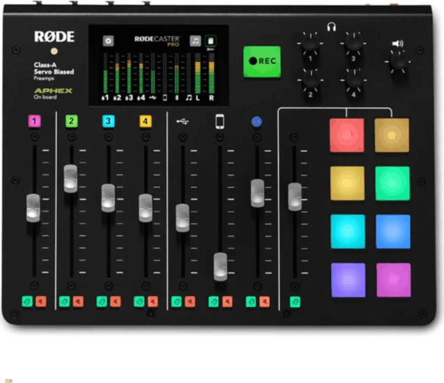 Rode RCVS RØDECaster Video S Keverőpult Mixer - Fekete