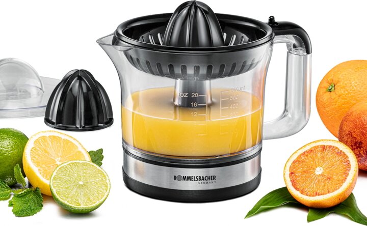 Rommelsbacher ZP 50 Elektromos Citrusprés 600ml / 30W - Fekete
