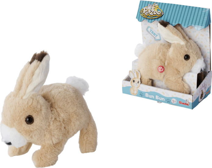Simba PetZoo BunBun Interaktív nyuszi plüssfigura