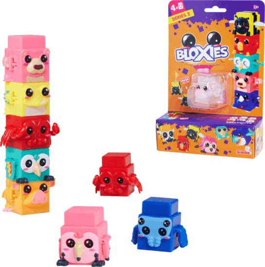 Simba Bloxies 2. széria 4 darabos meglepetés figura csomag - Többféle