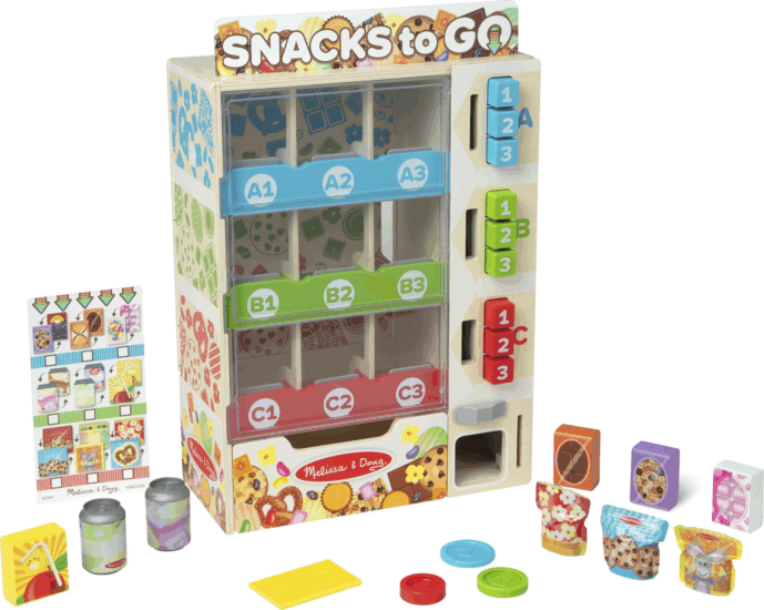 Spin Master Melissa & Doug 19 részes Fa Snack automata játékszett