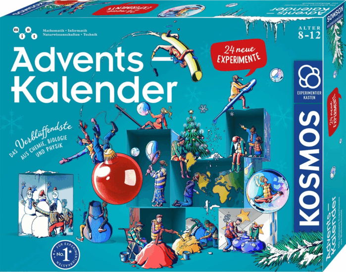 Kosmos A legszebb kísérletek 24 részes Adventi kalendárium kísérleti készlet