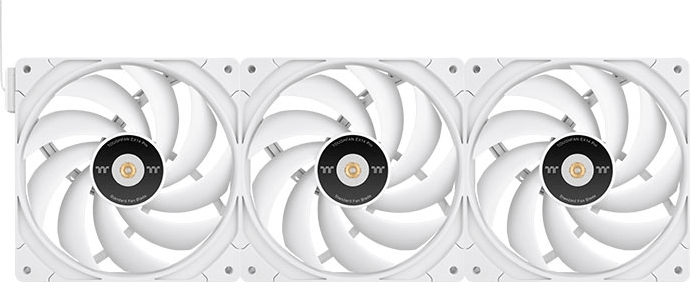 Thermaltake TOUGHFAN EX14 Pro 140mm PWM Rendszerhűtő ventilátor 3db - Fehér Thermaltake TOUGHFAN EX14 Pro 140mm PWM Rendszerhűtő ventilátor 3db - Fehér
