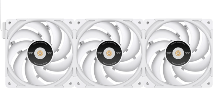 Thermaltake TOUGHFAN EX12 Pro Swappable Edition 120mm PWM Rendszerhűtő ventilátor 3db - Fehér