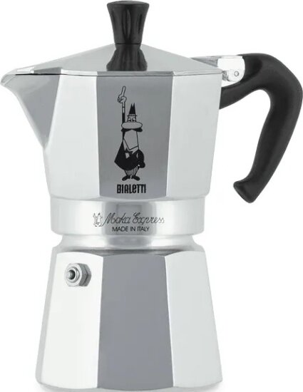 Bialetti Moka Express 50TZ 4 személyes Kotyogós kávéfőző - Ezüst