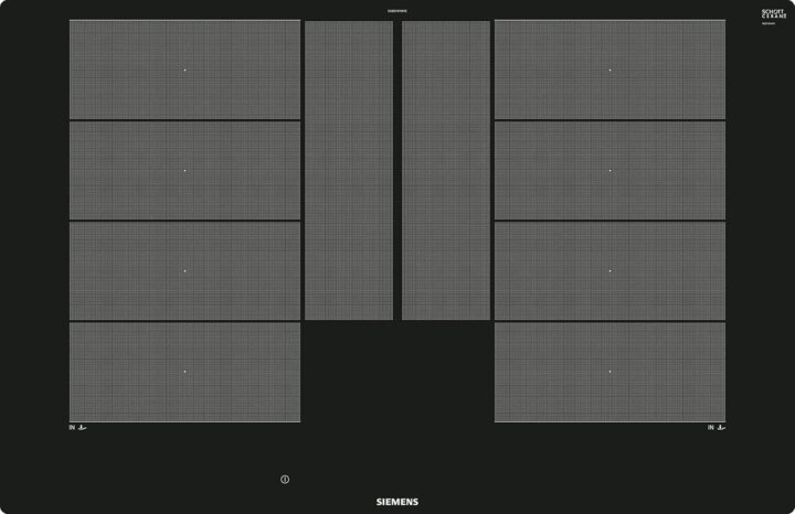 Siemens EX801KYW1E Beépíthető 4 zónás Indukciós Főzőlap 7400 Watt - Fekete