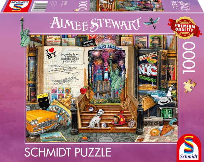 Schmidt Spiele Aimee Stewart New York 1000 darabos puzzle