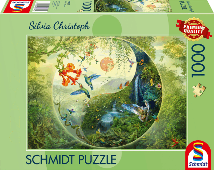 Schmidt Spiele Silvia Christoph Yin & Yang - Erdő 1000 darabos puzzle Schmidt Spiele Silvia Christoph Yin & Yang - Erdő 1000 darabos puzzle