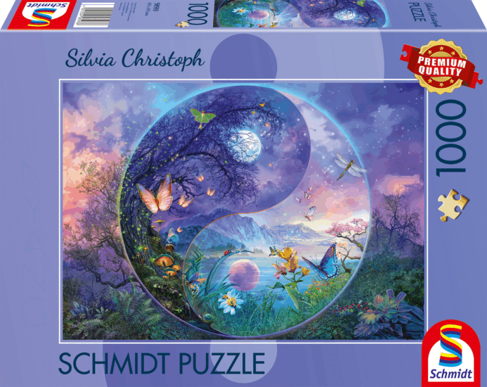 Schmidt Spiele Silvia Christoph Yin & Yang - Pillangók 1000 darabos Puzzle
