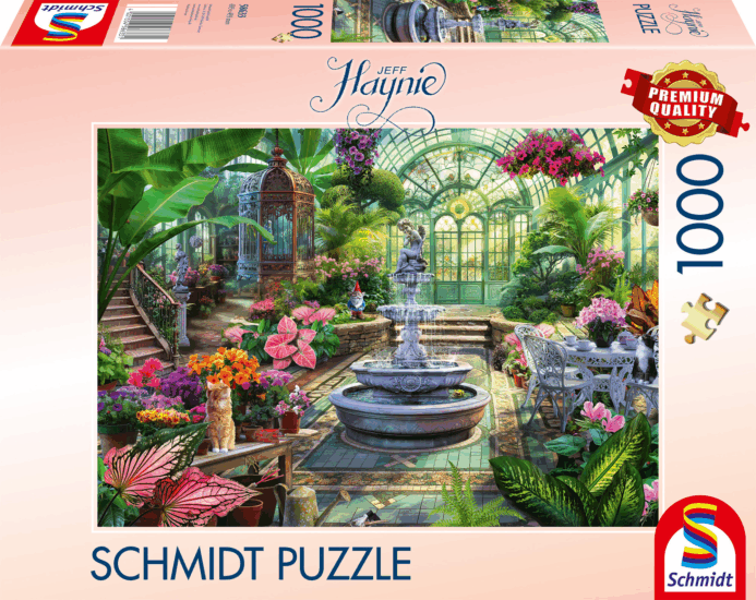 Schmidt Spiele Jeff Haynie Viktoriánus üvegház 1000 darabos Puzzle