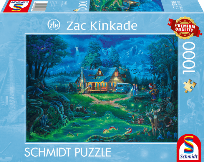 Schmidt Spiele Zac Kinkade Misztikus ház 1000 darabos Puzzle