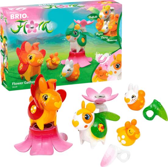 BRIO Flora 36228 Virággyűjtő Játékfigura 7cm