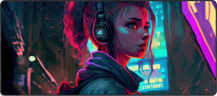 Sharkoon Skiller SGP50 D1 Gaming Egérpad 444 x 355 mm - Mintás