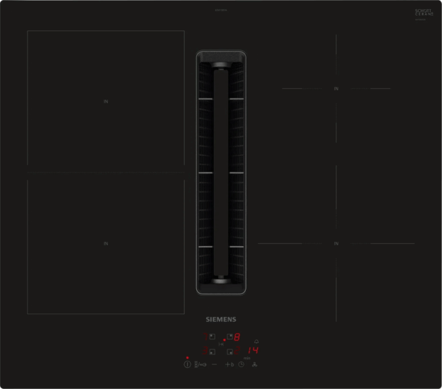 Siemens ED611BS16E Beépíthető 4 zónás Indukciós Főzőlap 7400 Watt - Fekete