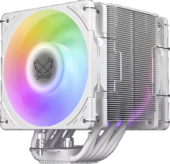 Scythe Mugen 6 Dual Fan White ARGB Edition PWM Univerzális CPU hűtő