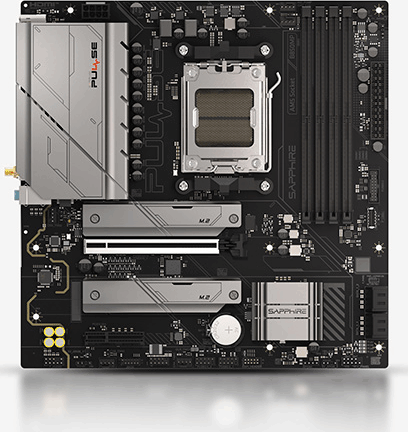 Sapphire PULSE B850M WIFI DDR5 AMD AM5 MicroATX Alaplap