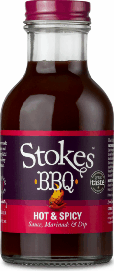 Stokes Sauces Hot & Spicy BBQ szósz 267ml