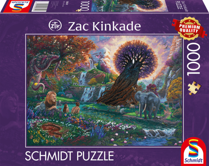 Schmidt Spiele 58610 Zac Kinkade Éden kert 1000 darabos Puzzle Schmidt Spiele 58610 Zac Kinkade Éden kert 1000 darabos Puzzle