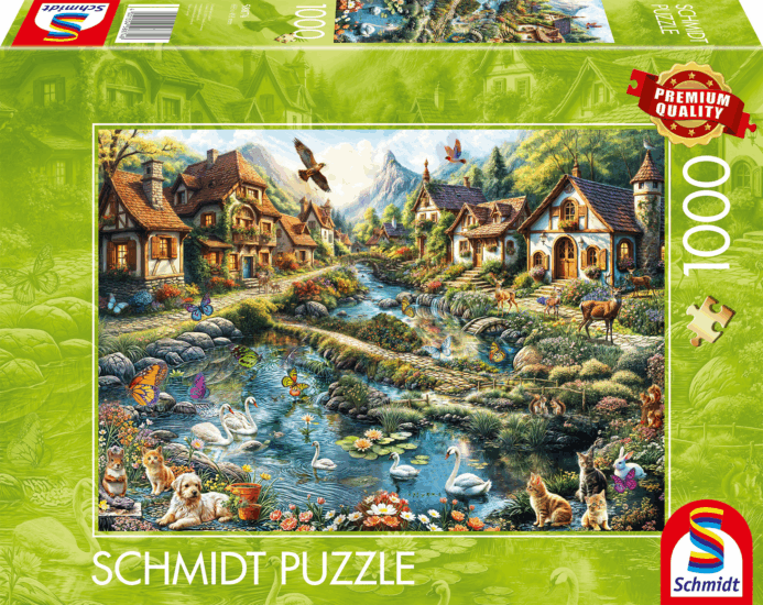 Schmidt Spiele 58874 Város az erdő szélén 1000 darabos Puzzle Schmidt Spiele 58874 Város az erdő szélén 1000 darabos Puzzle