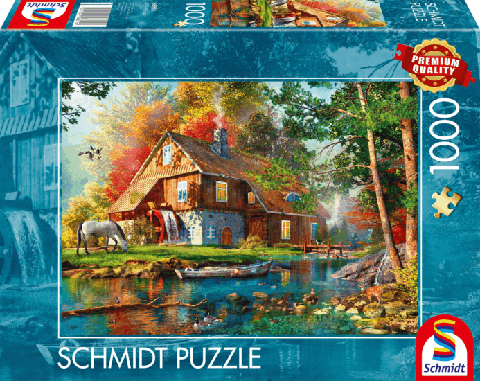Schmidt Spiele 58881 Vidéki házikó 1000 darabos Puzzle