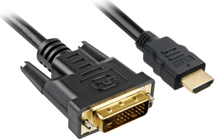 Sharkoon HDMI - DVI-D Dual Link Adapterkábel 3m - Fekete