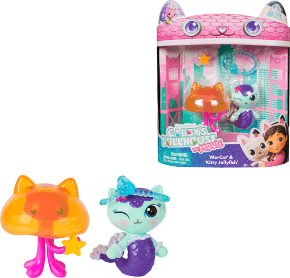 Spin Master Gabby babaháza A film Merkätzchen és cica medúza figura játékszett