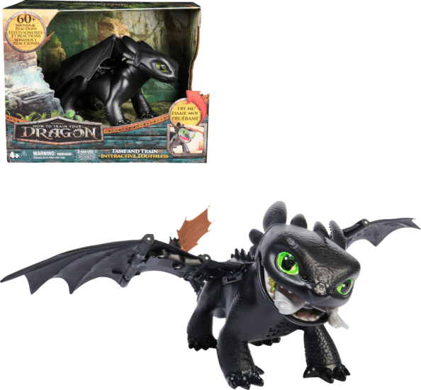 Spin Master Így neveld a sárkányodat Interaktív Fogatlan Sárkányfigura