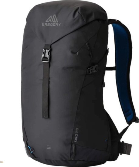 Gregory Kiro Túra Hátizsák 28L - Fekete