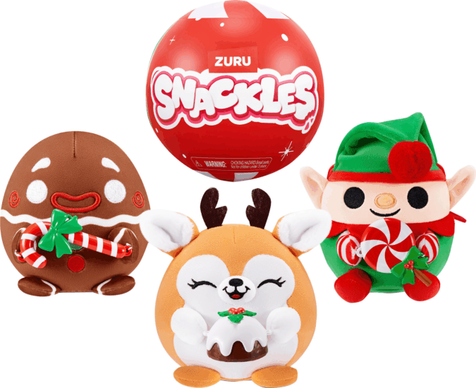 Zuru Snackles Karácsonyi Meglepetés Plüssfigura 12 cm Zuru Snackles Karácsonyi Meglepetés Plüssfigura 12 cm