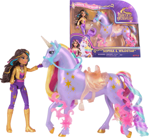 Spin Master Unicorn Academy - Sophia baba és Wildstar unikorniks játékszett